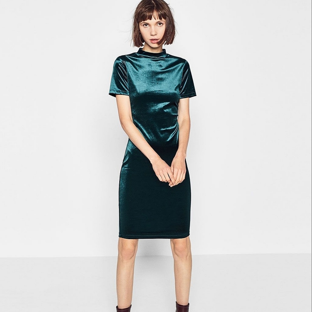 Zara Velvet Midi dress